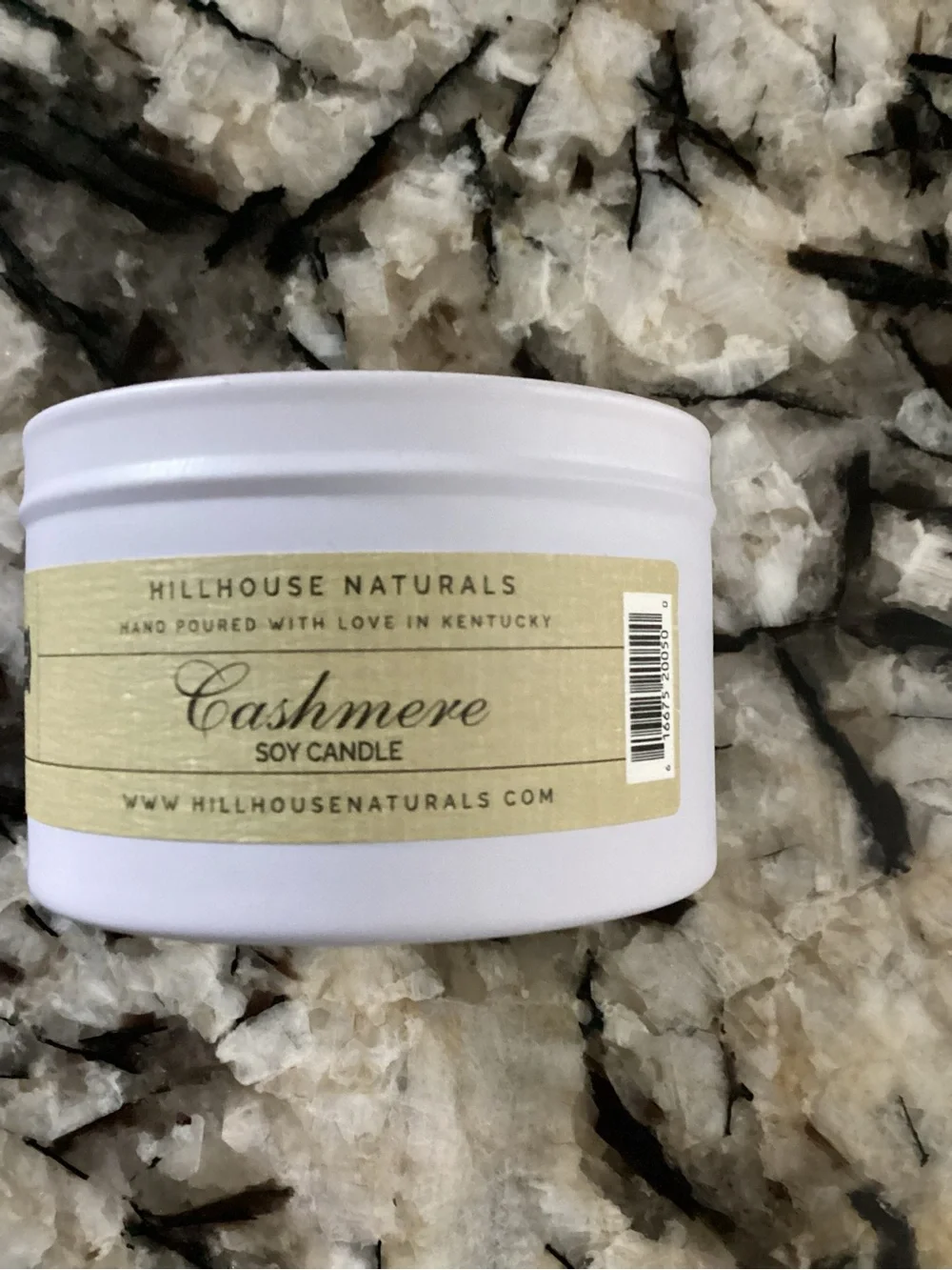 Millhouse Naturals Cashmere Candle in a Tin